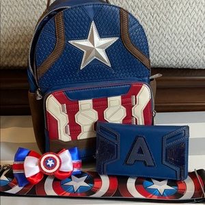 Captain American Loungefly Set